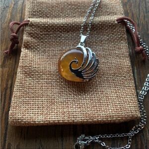 Carnelian Necklace Carnelian Pendant Phoenix Crystal Necklace Phoenix Pendant
